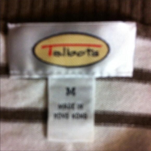 Talbots Green Striped Sweater M - Picture 4 of 4